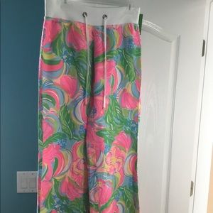 Lilly Pulitzer “So a peeling” linen beach pants